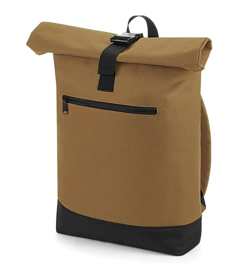 Roll-Top Backpack Caramel