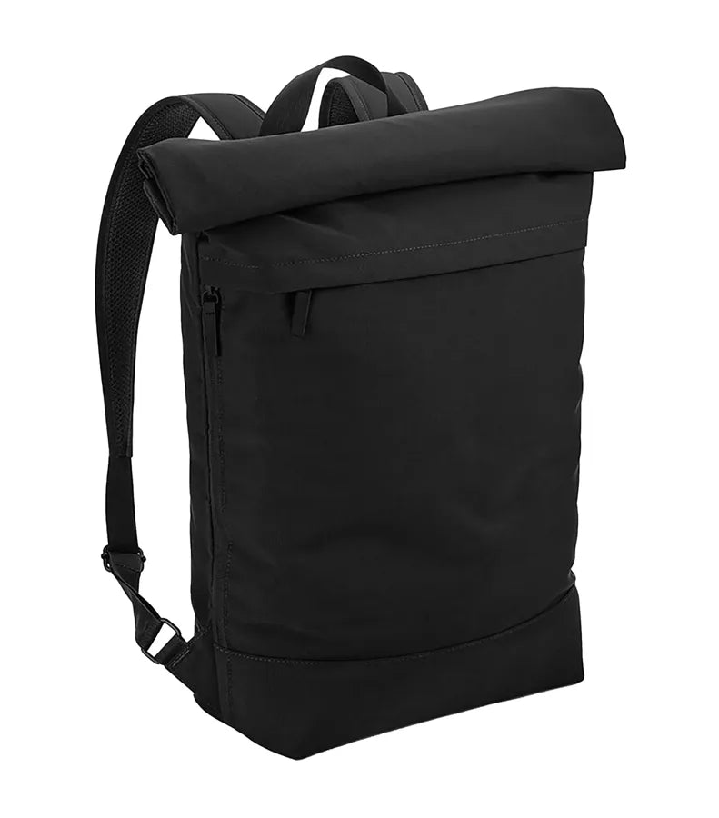 Simplicity Roll-Top Backpack Black
