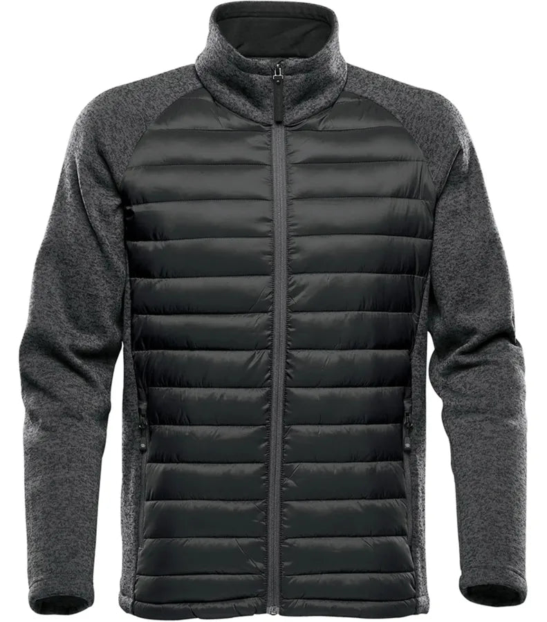 Narvik Hybrid Jacket Black/DolphinHeather
