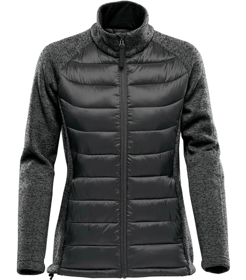 Women's Narvik Hybrid Jacket Black/DolphinHeather
