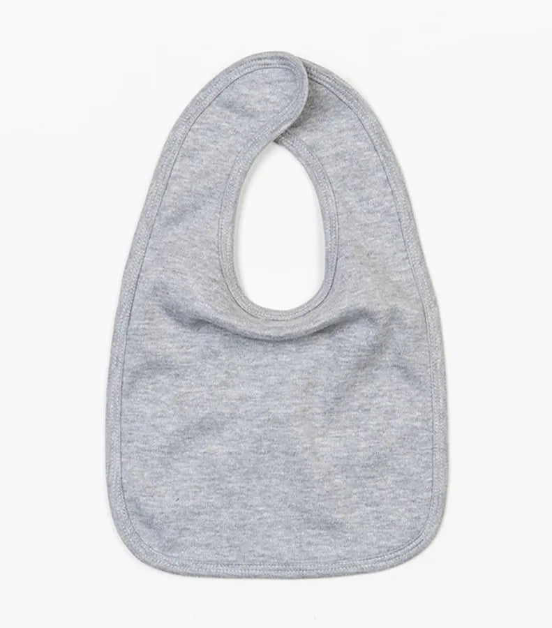 Baby Bib HeatherGreyMelange