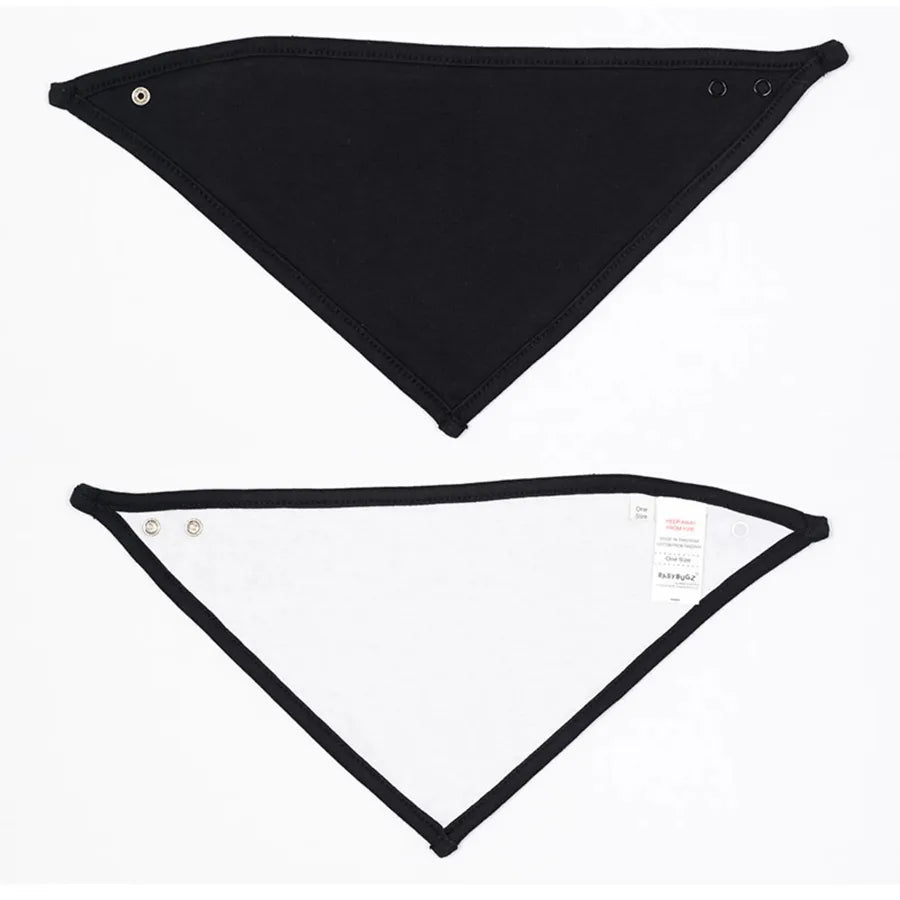 Bandana Bib White/Black