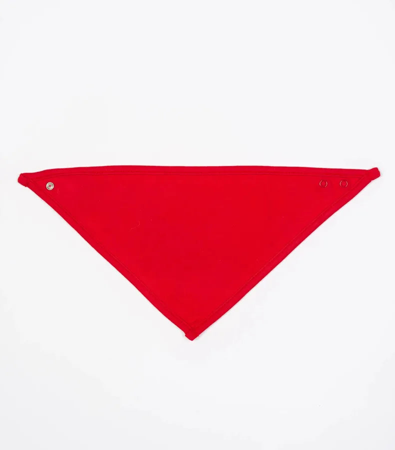 Bandana Bib White/Red