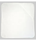Baby Hooded Blanket White/White