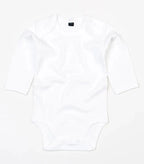 Organic Baby Long Sleeve Bodysuit White