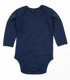 Organic Baby Long Sleeve Bodysuit NauticalNavy