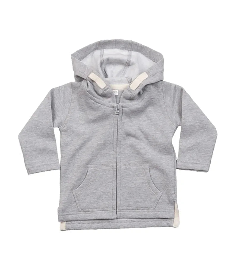 Baby Hoodie HeatherGreyMelange