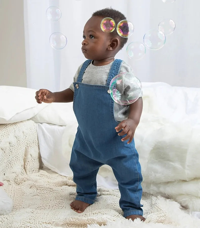 Baby Rocks Denim Dungarees Denim