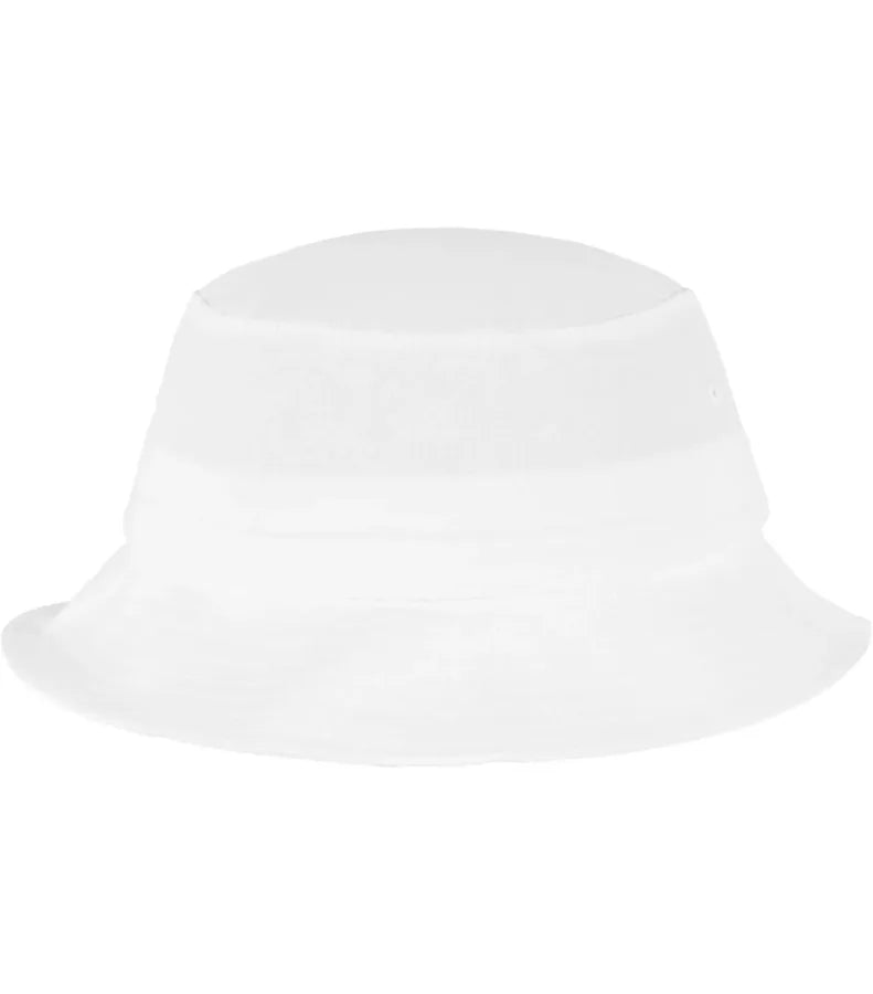 Flexfit Cotton Twill Bucket Hat White