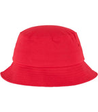 Flexfit Cotton Twill Bucket Hat Red