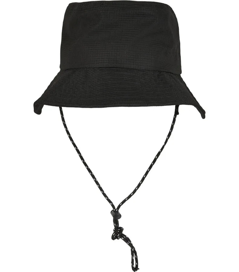 Adjustable Flexfit Bucket Hat Black