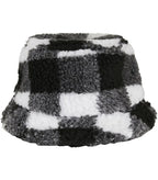 Sherpa Check Bucket Hat White/Black