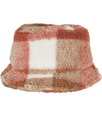 Sherpa Check Bucket Hat WhiteSand/Toffee
