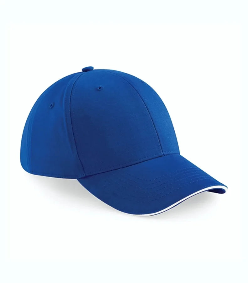 Athleisure 6 Panel Cap BrightRoyal/White