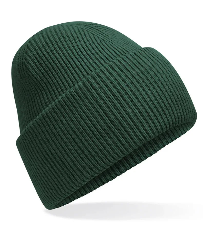 Classic Engineered Deep Cuffed Beanie BottleGreen