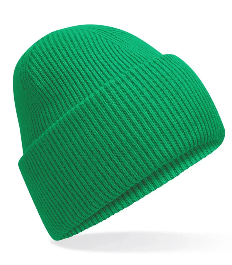 Classic Engineered Deep Cuffed Beanie KellyGreen
