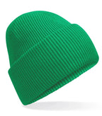 Classic Engineered Deep Cuffed Beanie KellyGreen