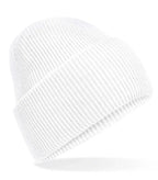 Classic Engineered Deep Cuffed Beanie White