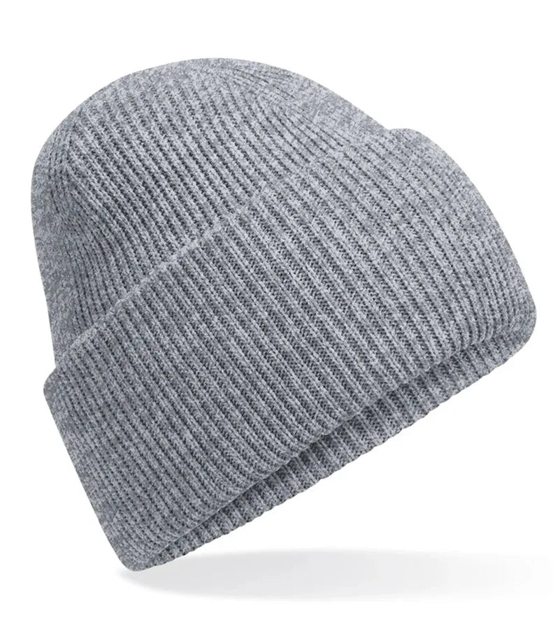 Classic Engineered Deep Cuffed Beanie Ash
