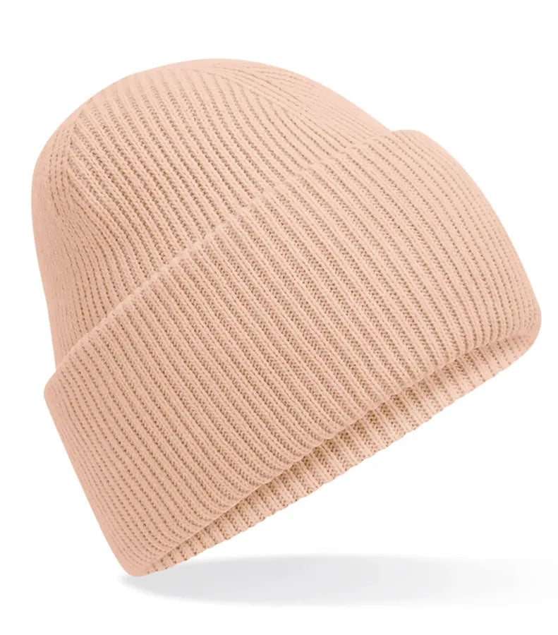 Classic Engineered Deep Cuffed Beanie Peach
