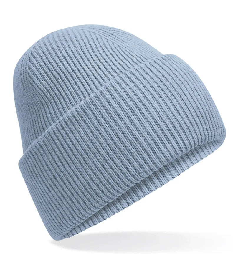 Classic Engineered Deep Cuffed Beanie DustyBlue