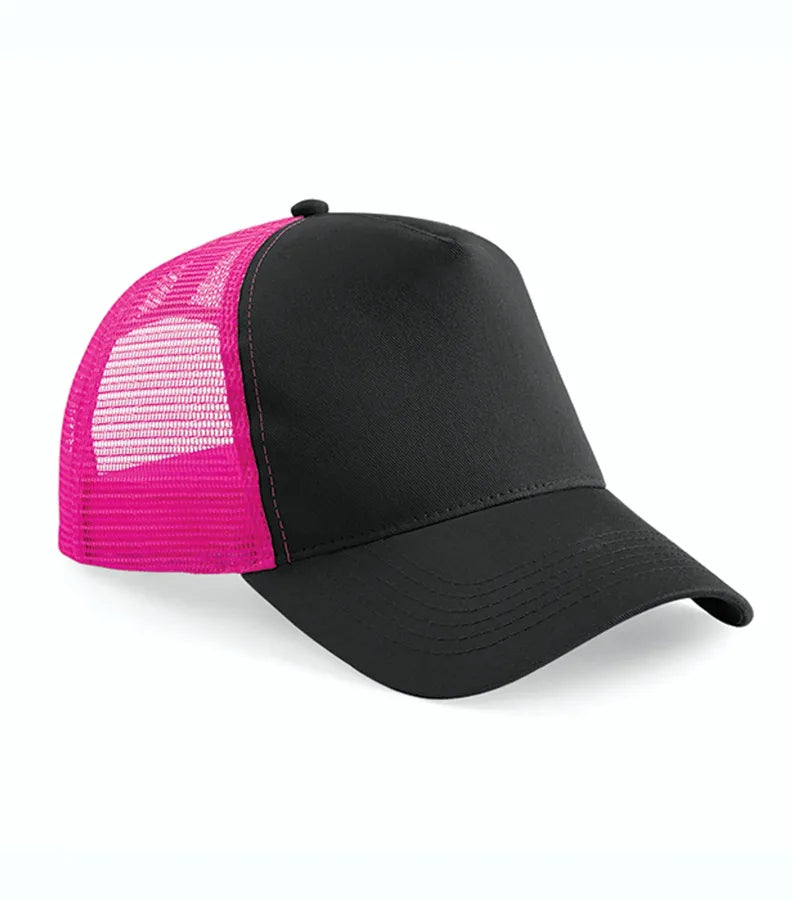 Snapback Trucker Black/Fuchsia