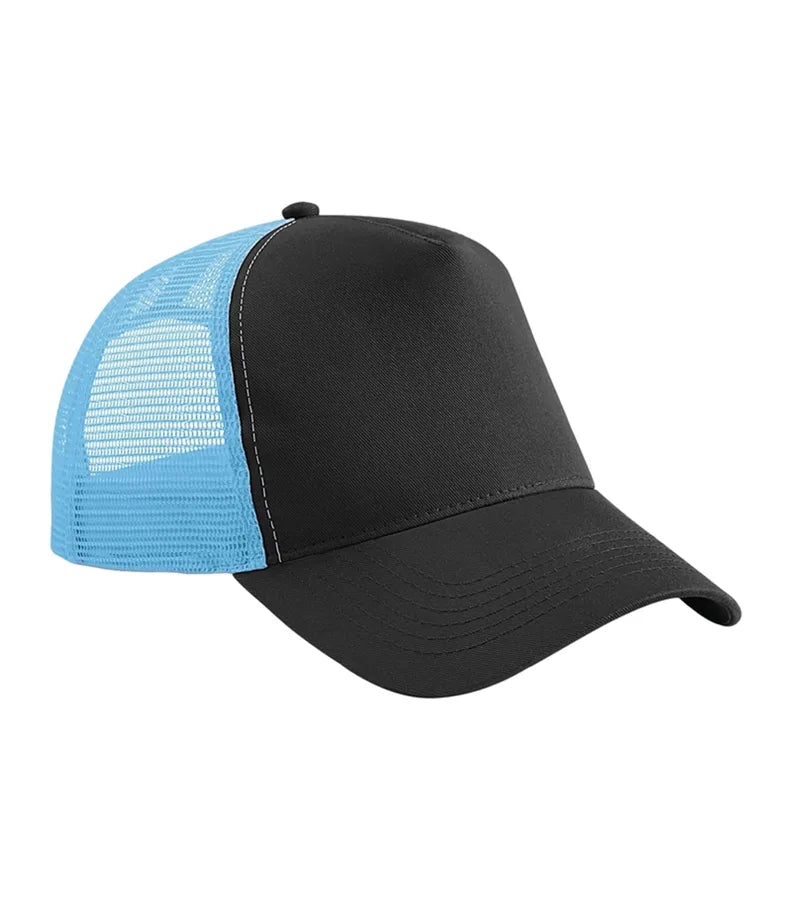 Snapback Trucker Black/SurfBlue