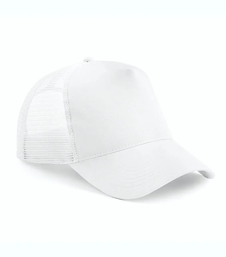 Snapback Trucker White/White