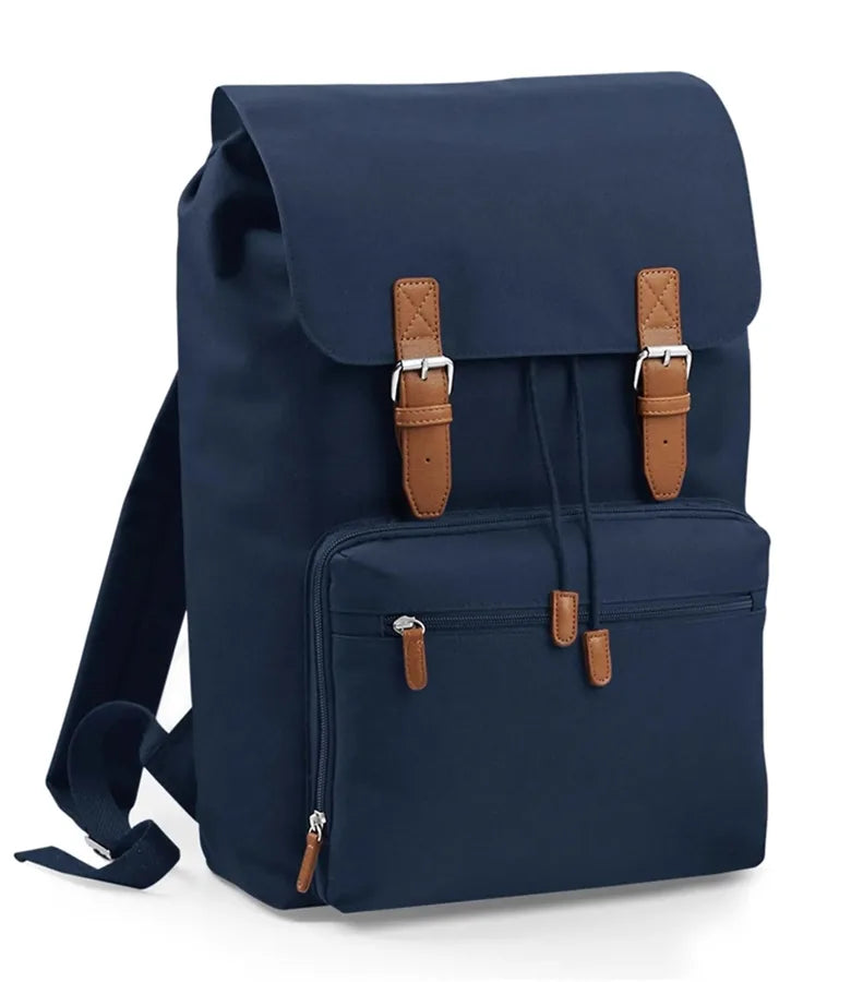 Vintage Laptop Backpack FrenchNavy