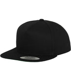 Classic 5 Panel Snapback Black