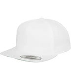 Classic 5 Panel Snapback White