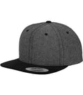 Chambray-Suede Snapback Black/Black