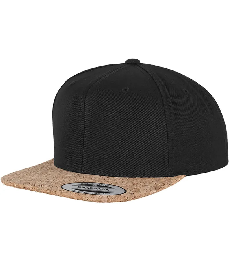 Cork Snapback Black