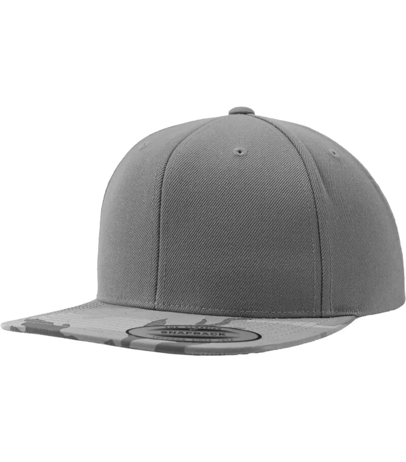 Camo Visor Snapback SilverCamo