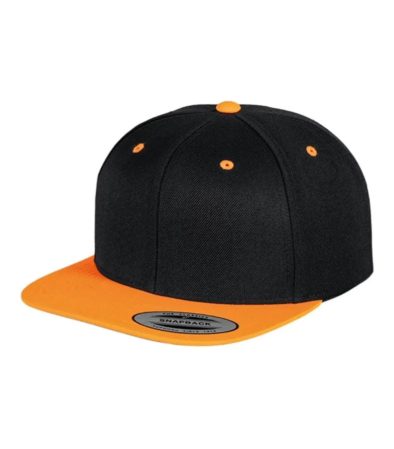 Classic Snapback 2-Tone Black/NeonOrange