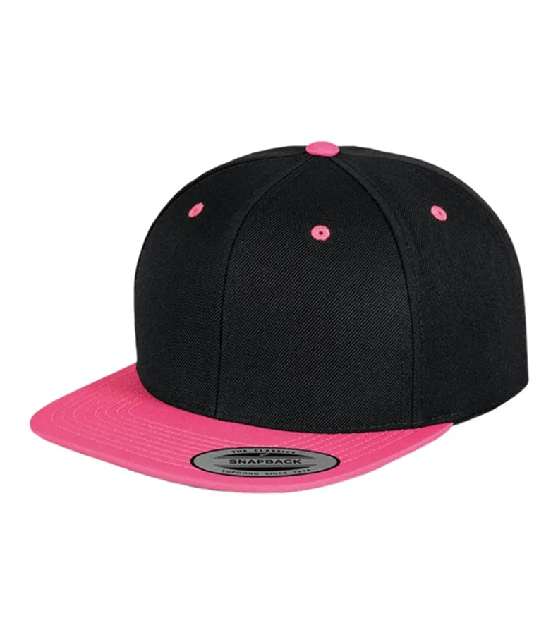 Classic Snapback 2-Tone Black/NeonPink