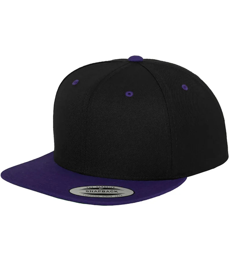 Classic Snapback 2-Tone Black/Purple
