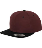 Classic Snapback 2-Tone Maroon/Black