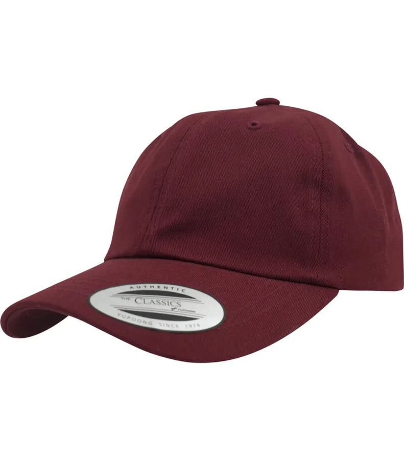 Low Profile Cotton Twill Maroon