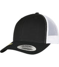 Recycled Retro Trucker Cap 2-Tone Black/White