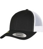 Recycled Retro Trucker Cap 2-Tone Black/White