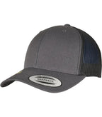 Recycled Retro Trucker Cap 2-Tone Charcoal/Black