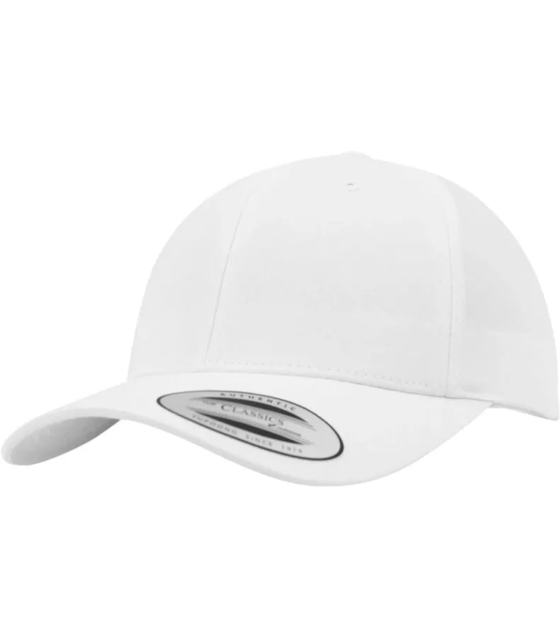 Curved Classic Snapback White