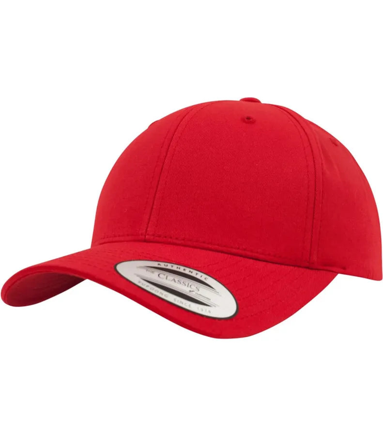 Curved Classic Snapback Red