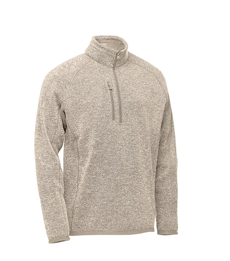 M's Avalante 1/4 Zip Fleece P/O OatmealHeather