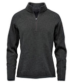 W's Avalante 1/4 Zip Fleece P/O BlackHeather