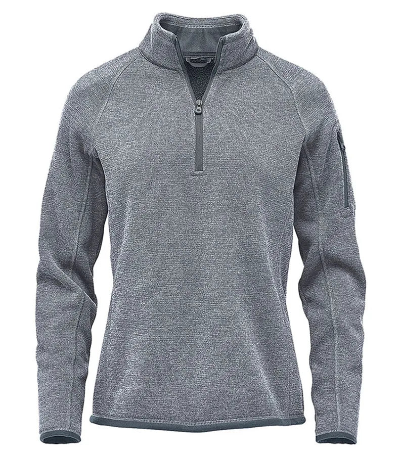 W's Avalante 1/4 Zip Fleece P/O GraniteHeather