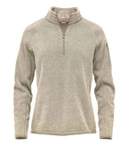 W's Avalante 1/4 Zip Fleece P/O OatmealHeather