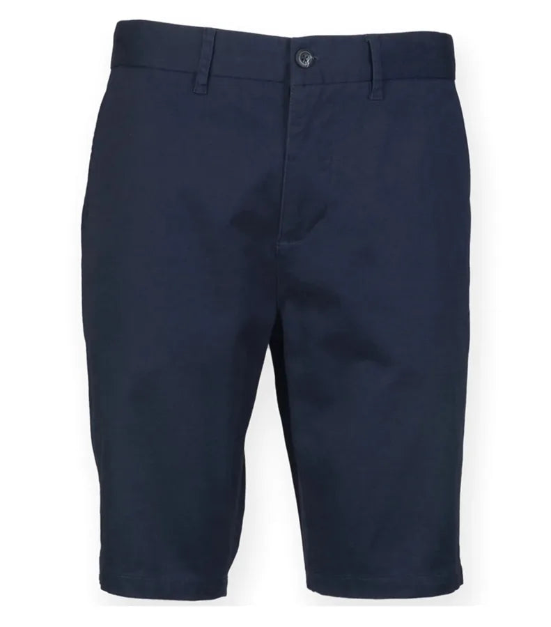 Front Row Stretch Chino Shorts Navy