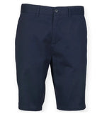 Front Row Stretch Chino Shorts Navy